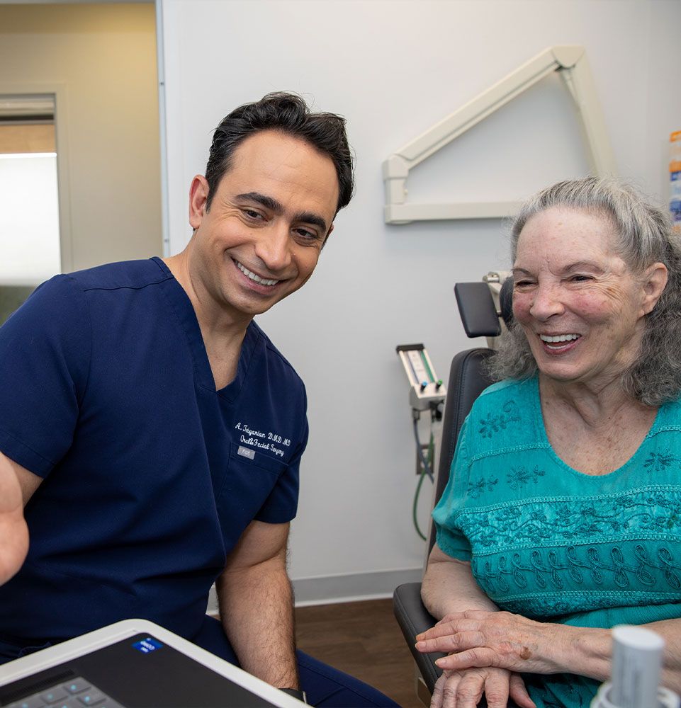 full mouth implant patient