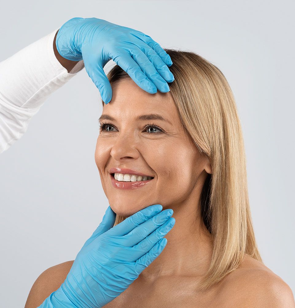 facial cosmetic patient