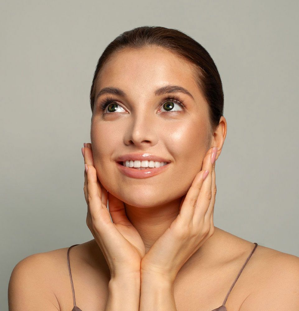 facial cosmetics patient